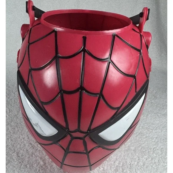 Retro Original Spider-Man Folding Happy Halloween Candy Pail Bucket 2006 MARVEL - Picture 1 of 11